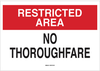 Admittance Sign - 40747 - Brady Corporation