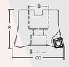 Shell Mills R4 -- HFSM400-150-R4-8