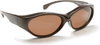 Solitaire Oval Over-The-Glass Sunglasses with Tortoise - 2B754TA - Safety Glasses USA