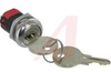 Switch, Keylock; SP; 250VAC; 2A; Keypull POS 1; Solder lug - 70128594 - Allied Electronics, Inc.