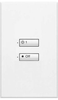 Lighting Control Wallstation - SS-2BI-GWH-E00 - Lutron Electronics Co., Inc.