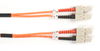 2m (6.5ft) SCSC OR OM1 MM Fiber Patch Cable INDR Zip OFNR - FO625-002M-SCSC - Black Box