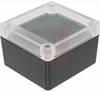 Enclosure;NEMA4;Polycarbonate;Flame Retard;Black/Clear Cover;3.35x3.15x2.16in -- 70020472