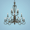 Large Chandeliers-Candle - 708307 - Capital Lighting, Inc.