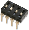 Switch, Dip, 4 Position, Spst, Raised; No. Of Circuits Multicomp Pro - 74M2982 - Newark, An Avnet Company