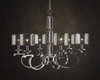 AJC-8635 Mid. Chandeliers-Glass Up - 482417 - Capital Lighting, Inc.
