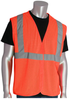 PIP Lime Yellow Small Polyester Mesh High-Visibility & Reflective Vest - Fits 45 in Chest - 24 in Length - 616314-20457 - 616314-20457 - R. S. Hughes Company, Inc.