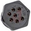 7 Position Female Circular Panel Connector - 70144725 - Allied Electronics, Inc.