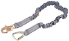 DBI-SALA ShockWave 2 Grey Shock-Absorbing Lanyard - 6 ft Length - 648250-16114 - 648250-16114 - R. S. Hughes Company, Inc.