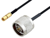 N Male to SSMC Plug Cable 48 Inch Length Using PE-SR405FLJ Coax - PE3C4451-48 - Pasternack