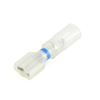 Crystal Clear Heat Shrink 31917 Female Quick Disconnect, 16-14 Ga., Blue Stripe - 31917 - Waytek, Inc.