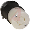Connector Body; 20 A; 480 VAC (3 Phase); L16-20R (NEMA); Black/White; 75 degC - 70116420 - Allied Electronics, Inc.