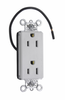 PlugTail Split Circuit Receptacle -- PT26262SCW