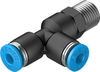 Push-in T-fitting - QSTL-1/8-4-100 - Festo Corporation