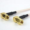 RA SMC Plug to RA SMC Plug Cable RG316 Coax in 72 Inch - FMC2828316-72 - Fairview Microwave Inc.