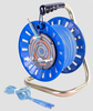Test lead 100 m blue for earth resistance measurements (on a reel) -- WAPRZ100BUBBSZ