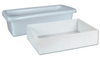 Shallow One Piece Polyethylene Molded Trays - 14230 - U.S. Plastic Corporation