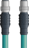 C5E105F01 - LAPP ETHERLINE® Industrial Cordsets 26 AWG / 2 pair CAT5e - Teal Polyurethane (PUR) - M12 Male / M12 Male connectors - 1m - OLFC5E105F01 - Lapp Tannehill