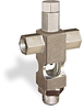 (Formerly B1629-3-TP-SG), Cross Small Sight Feed Valve, Solid Gasket, 1/8” Female NPT Inlet, 1/8” Male NPT Outlet, Tamperproof - B1628-212B2TW - Oil-Rite Corp.