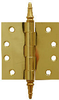 Builders Grade Hinge, Polished Brass, Steeple Tip -- 805412