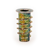 E-Z Hex™ Threaded Insert for Soft Wood - Flanged - 10-24 x 20mm - 901024-20 - E-Z LOK