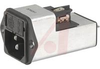 KFA Series Inlet w Standard Line FilterScrew on Mounting 4A 2 pole Fuseholder - 70080182 - Allied Electronics, Inc.