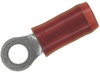Terminal, Ring Tongue, #4, Crimp, Red, Full Reel; Stud Size - Metric Amp - Te Connectivity - 26R1486 - Newark, An Avnet Company