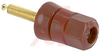 Binding Post, Single; Larger Stud Nut; 30 A; 1000 V; Gold Plated Brass; Red; - 70120879 - Allied Electronics, Inc.