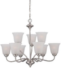 190039117 Mid. Chandeliers-Glass Up - 399119 - Capital Lighting, Inc.