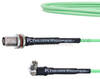 Low Loss RA SMA Male to TNC Female Bulkhead Cable LL160 Coax in 150 CM and RoHS - FMCA1703-150CM - Fairview Microwave Inc.