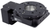 Motorized rotation stage, integrated motor encoder, 360 degree rotation, 120 mm diameter, high speed, medium torque, motor down - RSB120AD-E01T3A - Zaber Technologies, Inc.