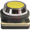 Pushbutton, Non-Illuminated, Flush Operator, Yellow, Momentary, 30mm, 10A, 500V - 70156635 - Allied Electronics, Inc.