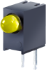 3MM YELLOW RIGHT ANGLE HOUSING LED - WP934EW/YD - Kingbright Corporation