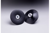 3M 45179 Medium Black Roloc Disc Pad - 4 in DIA - 1/4 - 20 Internal Thread Attachment - 051144-45179 - R. S. Hughes Company, Inc.
