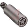 Min Din Cable Receptacle; 6 pin; mates with MP-371 - 70151590 - Allied Electronics, Inc.