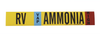 Brady B-681, B-883 Polyester Strap-On Pipe Marker - Printed Msg = AMMONIA - 59936 - 754473-59936 - R. S. Hughes Company, Inc.