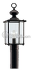 Single-Light Outdoor Post Lantern - 8257-12 - bulbs.com
