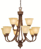 Mid. Chandeliers-Glass Up - 279672 - Light Center (The)