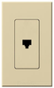 Datacommunication Face Plate with Jack - NT-PJ-IV - Lutron Electronics Co., Inc.