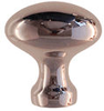 Solid Brass Egg 1 Inch Cabinet Knob, Polished.. - 817110 - HardwareSource, Inc.