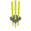 Headers, Male Pins - 612-MTMM-102-09-G-D-315-ND - DigiKey