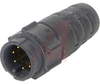 IN-LINE CONNECTOR, MALE, WEATHERTIGHT, #20 CONTACTS, 7 PIN - 70214386 - Allied Electronics, Inc.