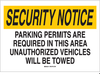 Security Notice Sign - 95486 - Brady Corporation