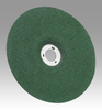 3M Green Corps Ceramic Surface Grinding Wheel - 36 Grit Very Coarse Grade - Arbor Attachment - 7 in Diameter - 7/8 in Center Hole - Thickness 1/8 in - 50445 - 051111-50445 - R. S. Hughes Company, Inc.