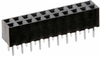 10+10 Pos. Female DIL Vertical Throughboard Conn. - M22-7141042 - Harwin Plc
