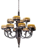 AF4105MBZ Large Chandeliers-Glass Shade - 695905 - Capital Lighting, Inc.