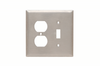 Combination Wall Plate, 1 Toggle Switch -- SSJ18 - Image