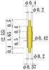 Double Ended Probe Pin - 8YF45L255-15G - JC Cherry, Inc.