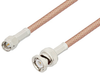 SMA Male to BNC Male Cable 12 Inch Length Using PE-P195 Coax - PE33989-12 - Pasternack