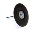 Standard Abrasives 546059 Soft Black TR Quick Change Disc Pad - 3 in DIA - 1/4 in Shank - Shank Thread Attachment - 32710 - 051115-32710 - R. S. Hughes Company, Inc.